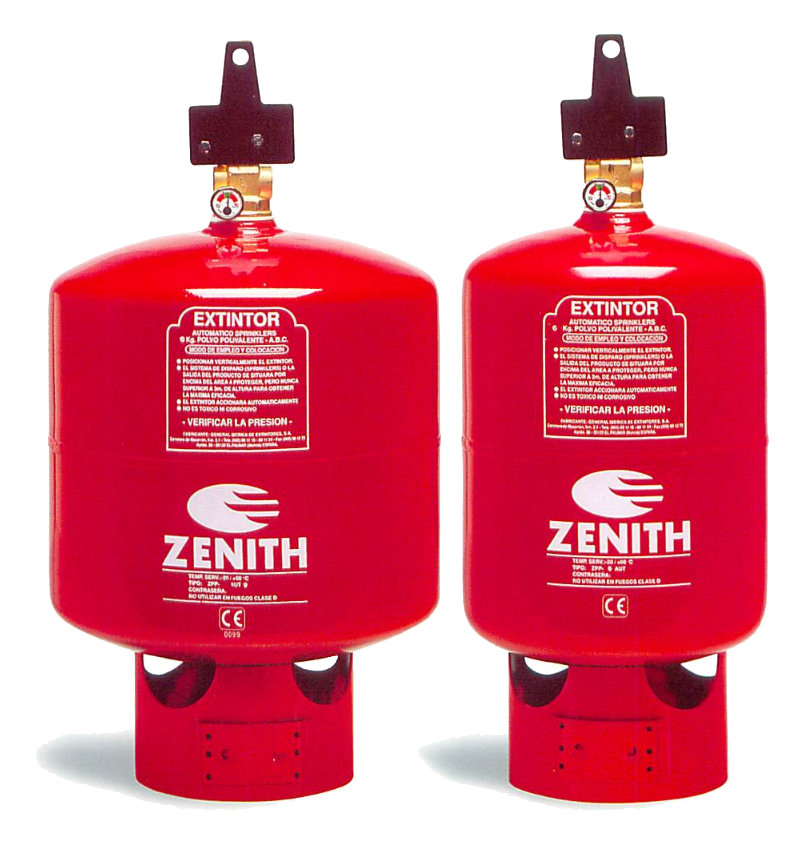 Extintores automáticos